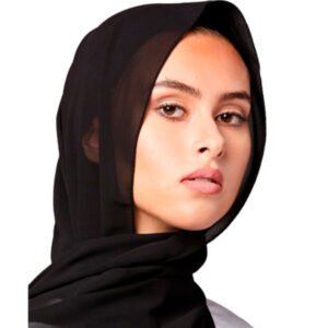 AL- Amira Essential Chiffon Hijabs are made from the finest chiffon material - Black